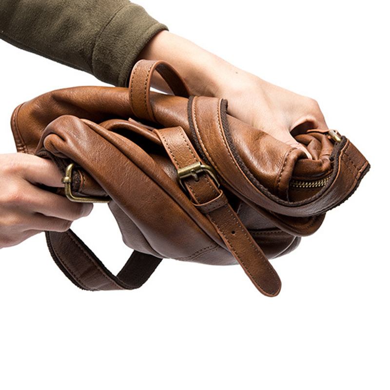 Minimalistisk Retro Casual Messenger Crossbody-väska För Män