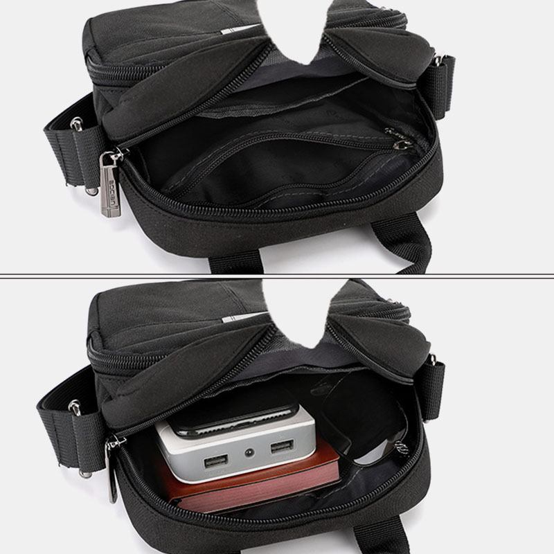 Modeaxelväska Handväska Crossbody-väska Businessväska För Män