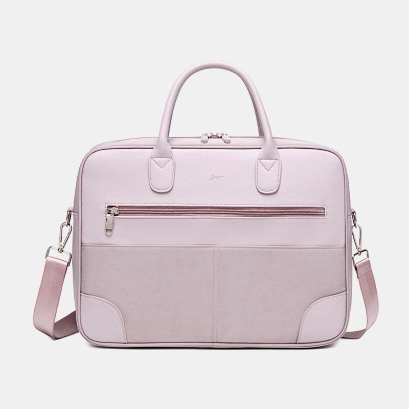 Vattentät Crossbody-väska Med Flera Fack För Kvinnor Lättviktsventilerande 13.3/14/15.6 Tums Axelväska För Bärbar Dator