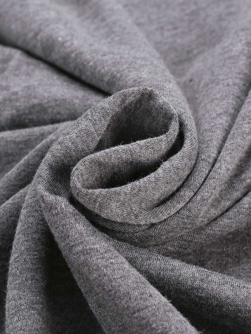 Casual Kvinnor Top Scoop Neck Korta Ärmar Bomull Toppar