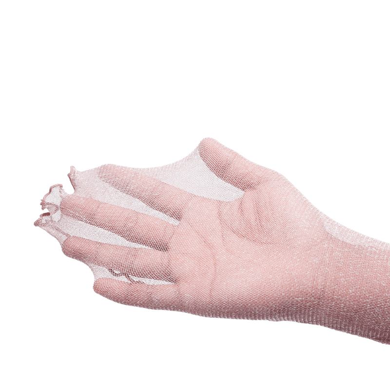 Kvinnor Utomhus Tunna Spets Solskydd Ice Silk Arm Ärmar