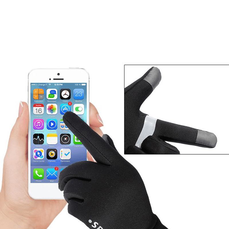 Unisex Vattentät Anti-slip Handledsförlängningshandske Sport Touch Screen Varma Foderhandskar