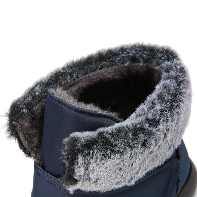 Kvinnor Stor Storlek Varmfodrad Krokögla Plus Sammetsnöskängor