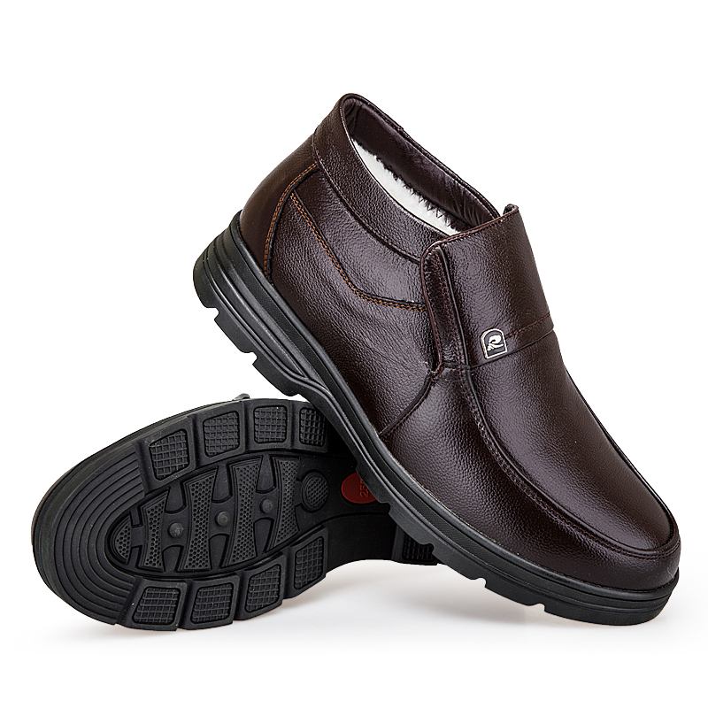 Män Vattentät Non Halk Varm Mjuk Business Casual Ankel Boots