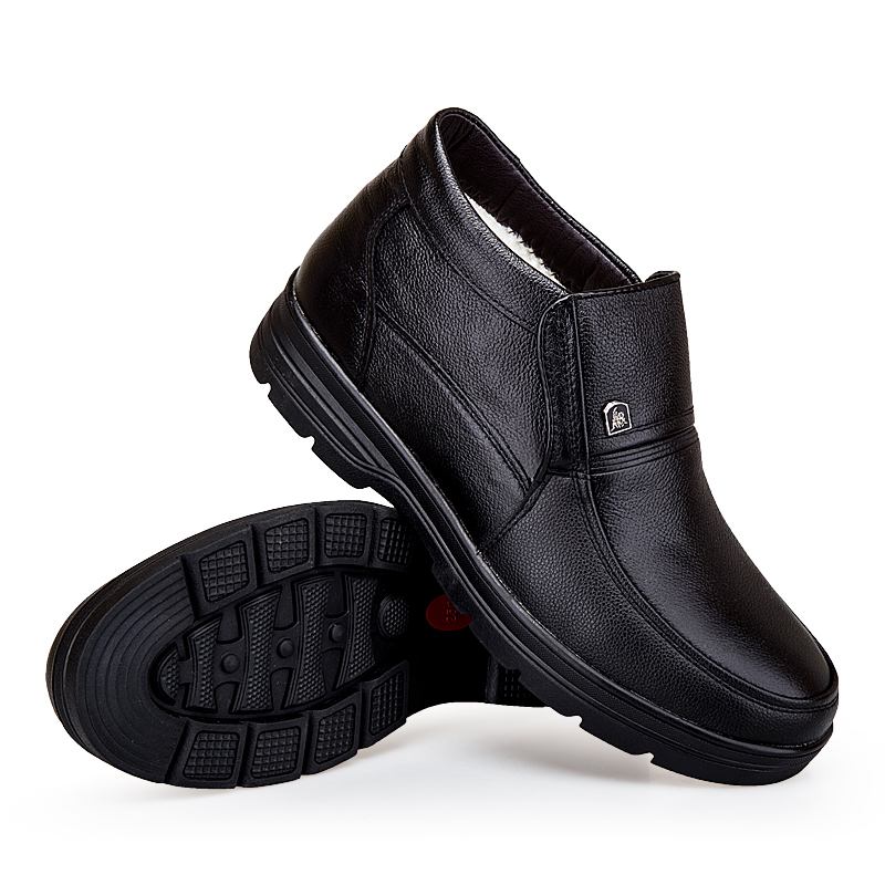 Män Vattentät Non Halk Varm Mjuk Business Casual Ankel Boots