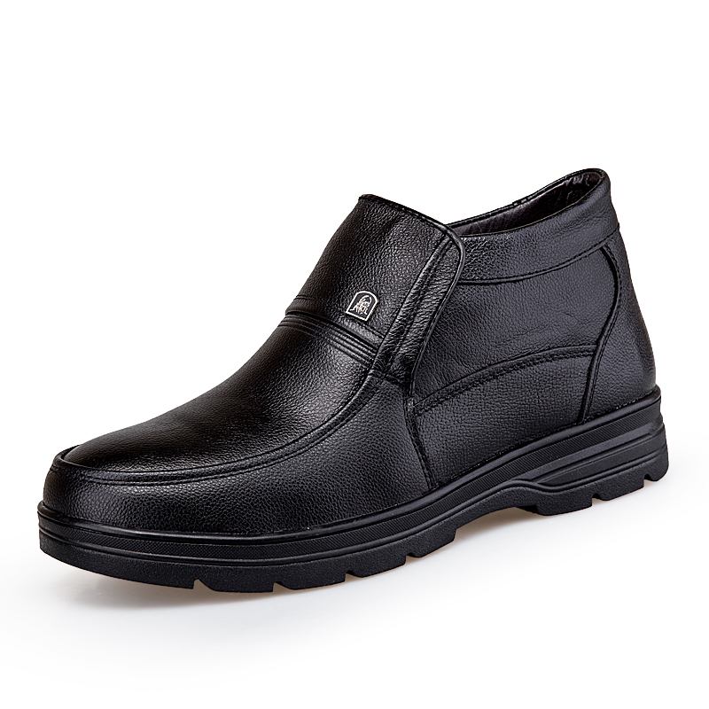 Män Vattentät Non Halk Varm Mjuk Business Casual Ankel Boots