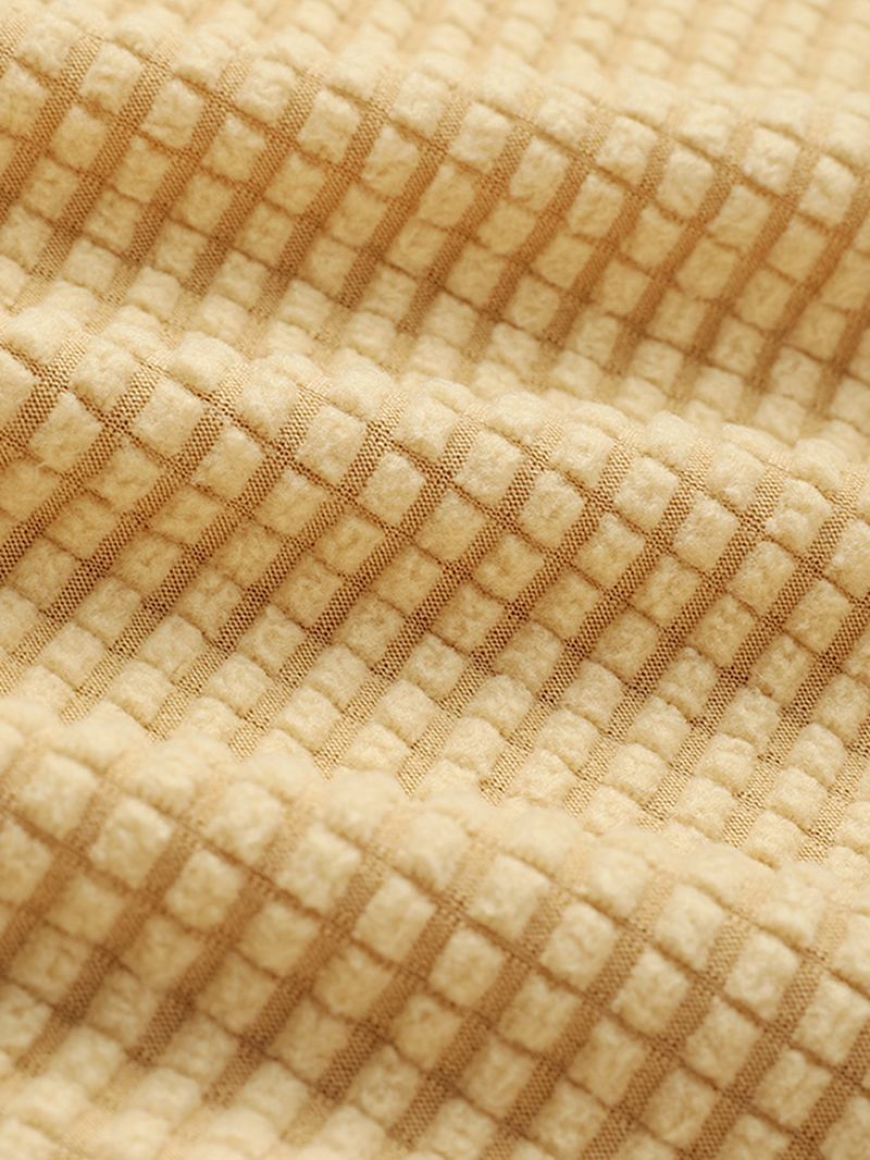 Tunna Manchester Solid Henley Krage Bröstficka Kortärmade Skjortor