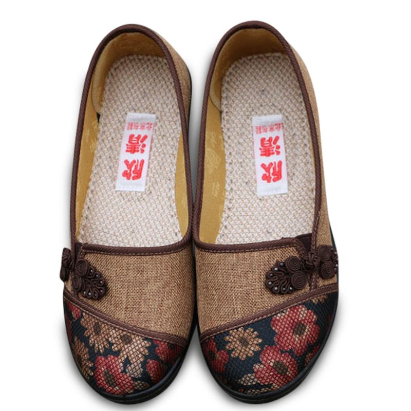 Dam Fritid Chic Skor Andas Slip-on Loafers Svettabsorberande Flats