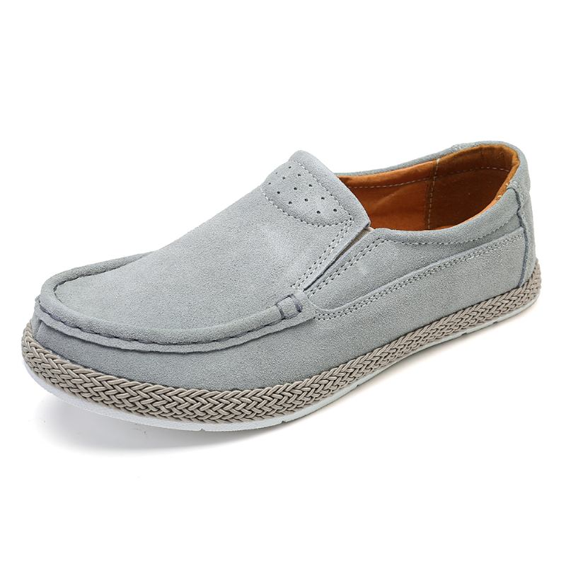 Kvinnor Bärbar Enfärgad Casual Slip On Flats