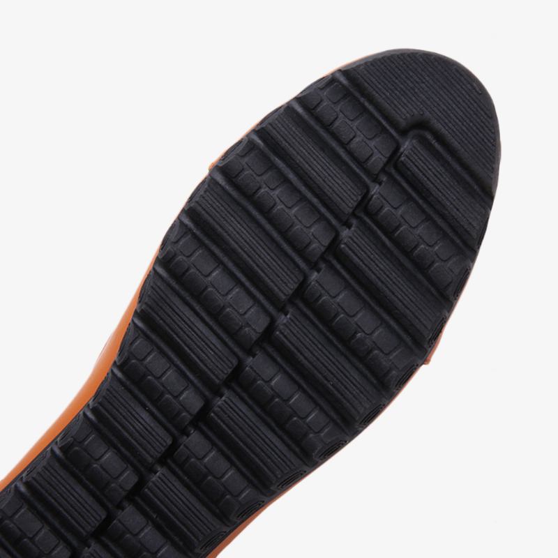 Kvinnor Casual Andas Läder Halverat Bälte Slip-on Mjuk Sula Loafers
