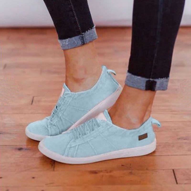 Kvinnor Casual Canvas Lace Up Flats