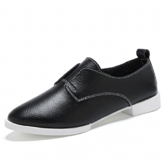 Kvinnor Casual Flats Spetsiga Tå Loafers Platta Körskor Mjuk Sula Flats