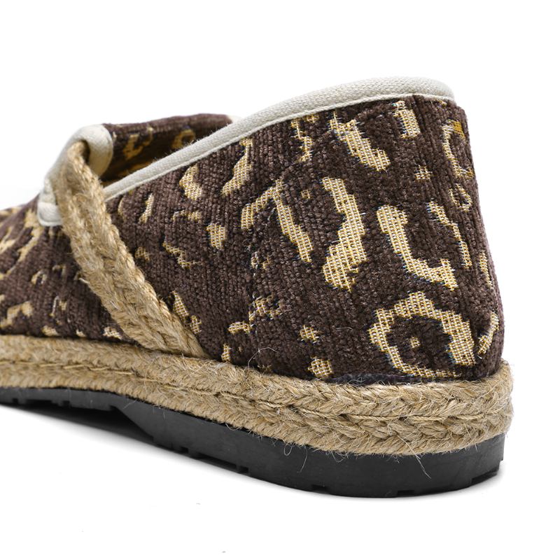 Kvinnor Handgjorda Espadrille Bärbara Casual Loafers