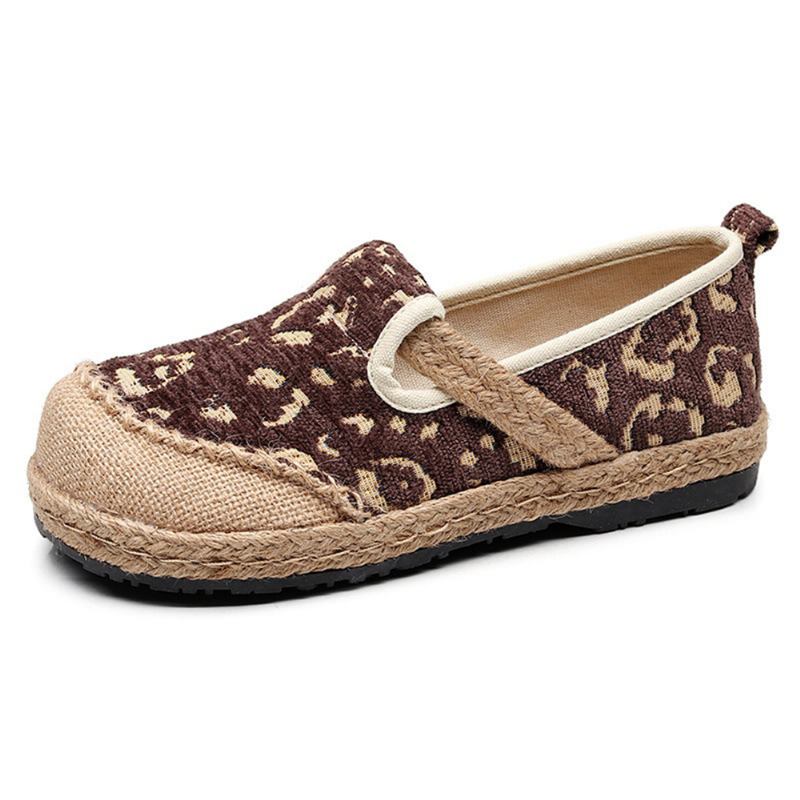 Kvinnor Handgjorda Espadrille Bärbara Casual Loafers