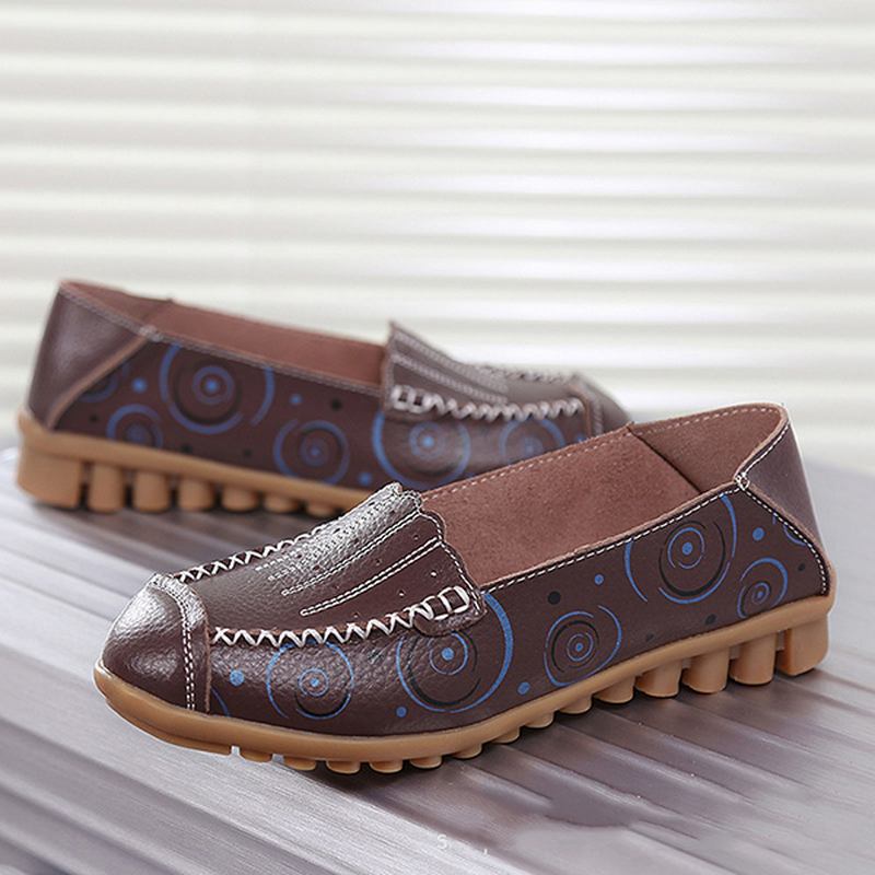 Kvinnor Slip On Flat Loafers