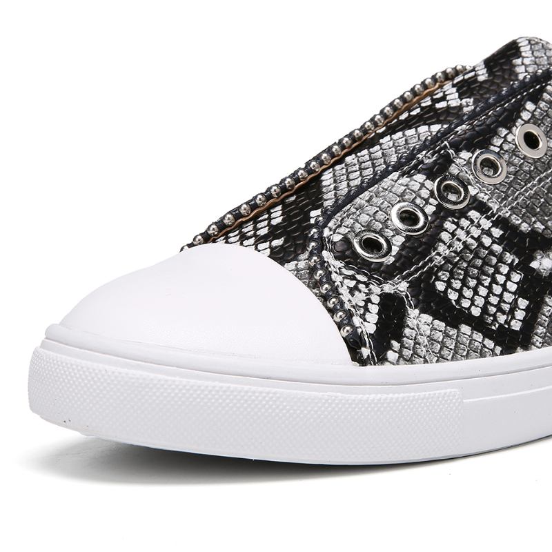 Kvinnor Soild Färg Dubbade Slip On Flats