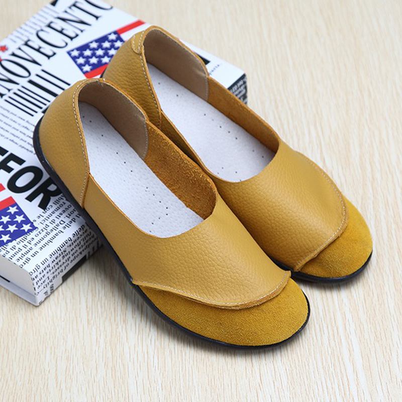 Soft Slip On Pattern Match Casual Flat Shoes