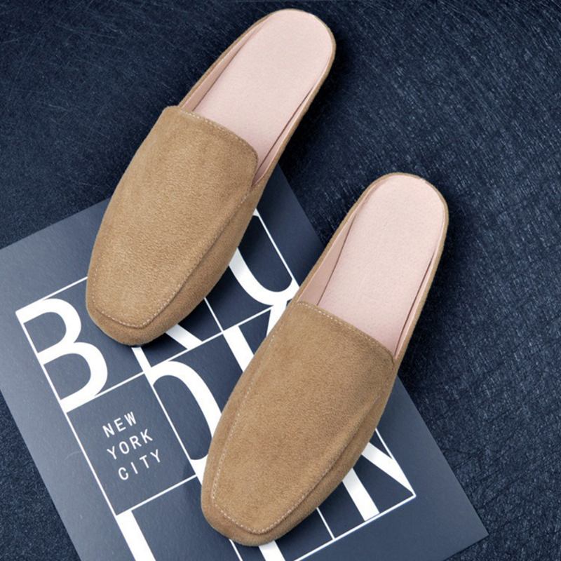 Stor Storlek Ren Färg Lättvikts Casual Flats Loafers