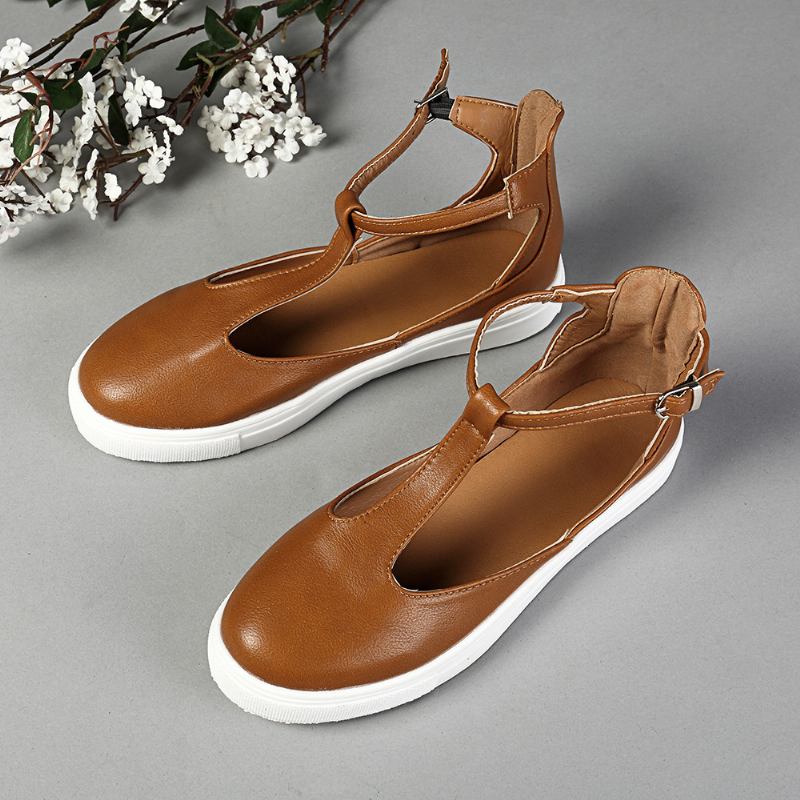Usa Storlek 5-12 Spänne Hollow Out Skateboard Flats Skor