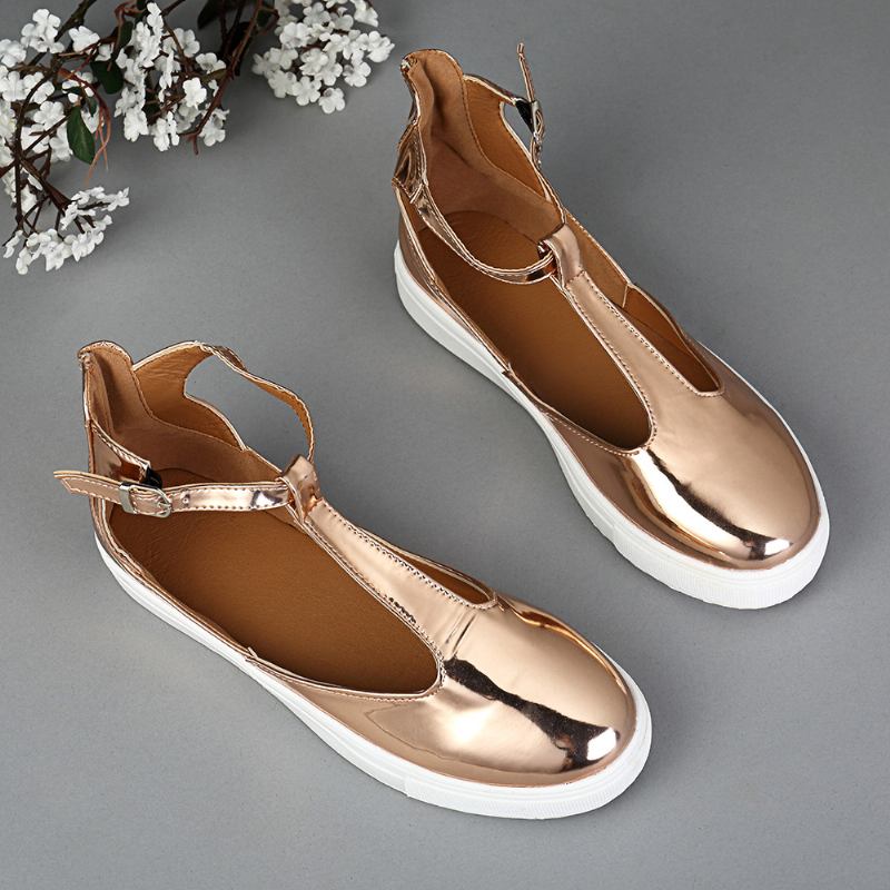 Usa Storlek 5-12 Spänne Hollow Out Skateboard Flats Skor