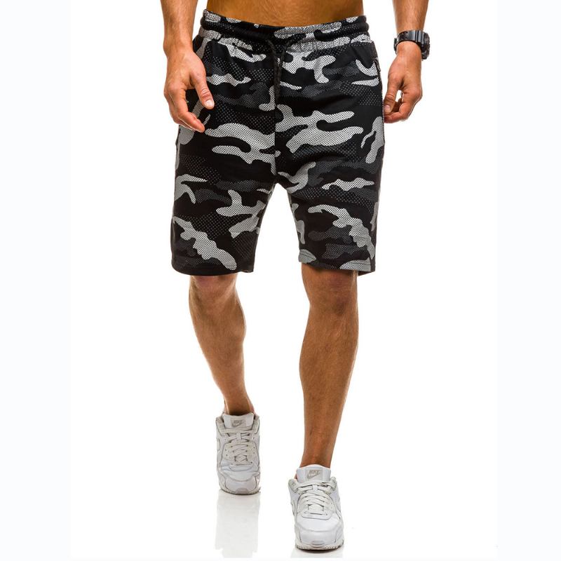 Casual Camouflage Lös Träningsbyxor För Män