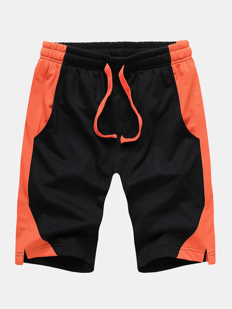 Herr Sport Patchwork Andas Dragsko Casual Shorts