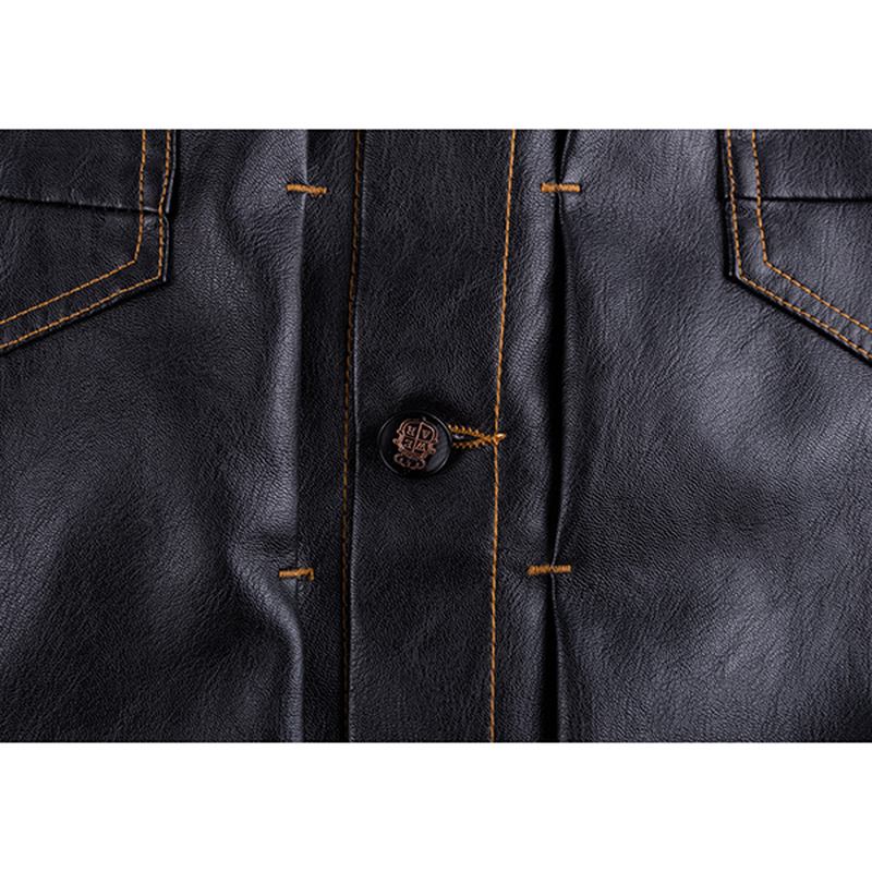Casual Thicken Moto Skinnjacka