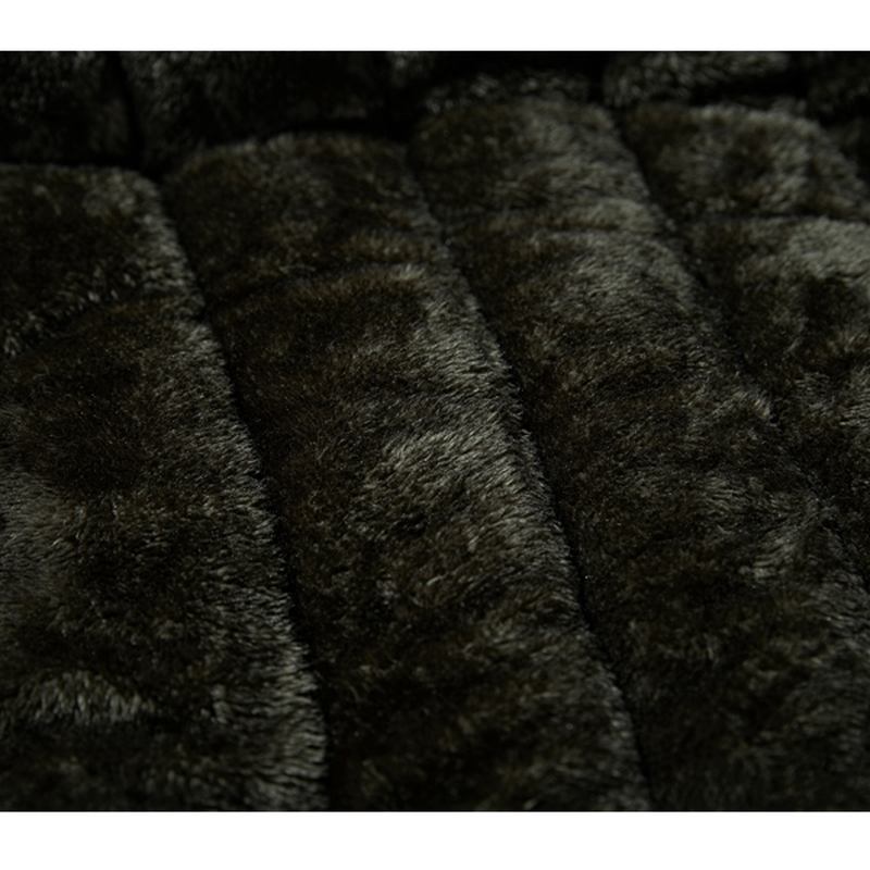 Herr Big Size Fleece Tjock Varm Huva Avtagbar Outdoor Jacka Vinter Work Coat