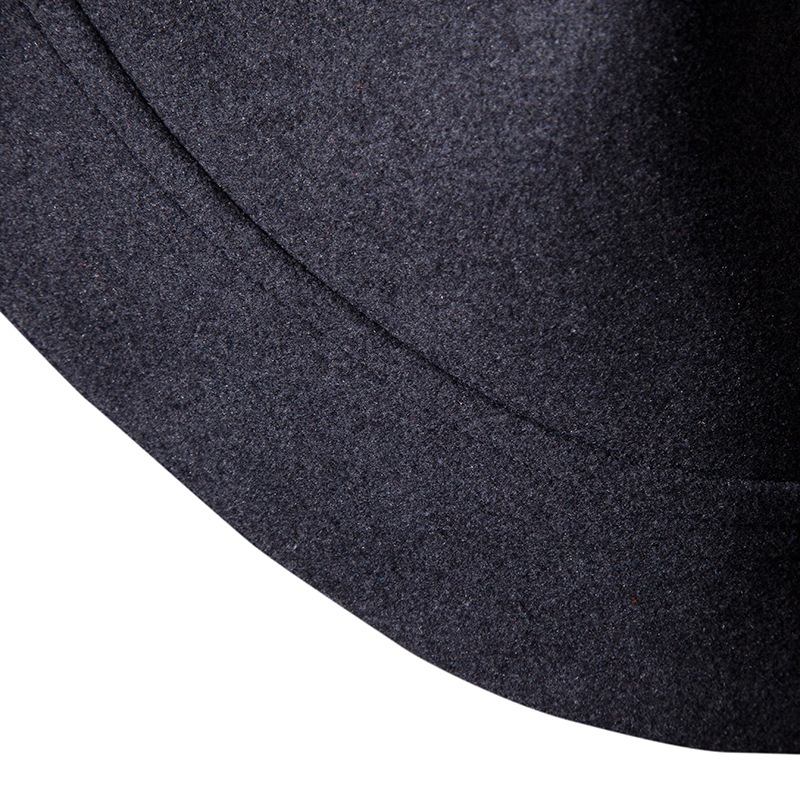 Herr Business Hooded Single Breasted Casual Mid Long Trenchcoats