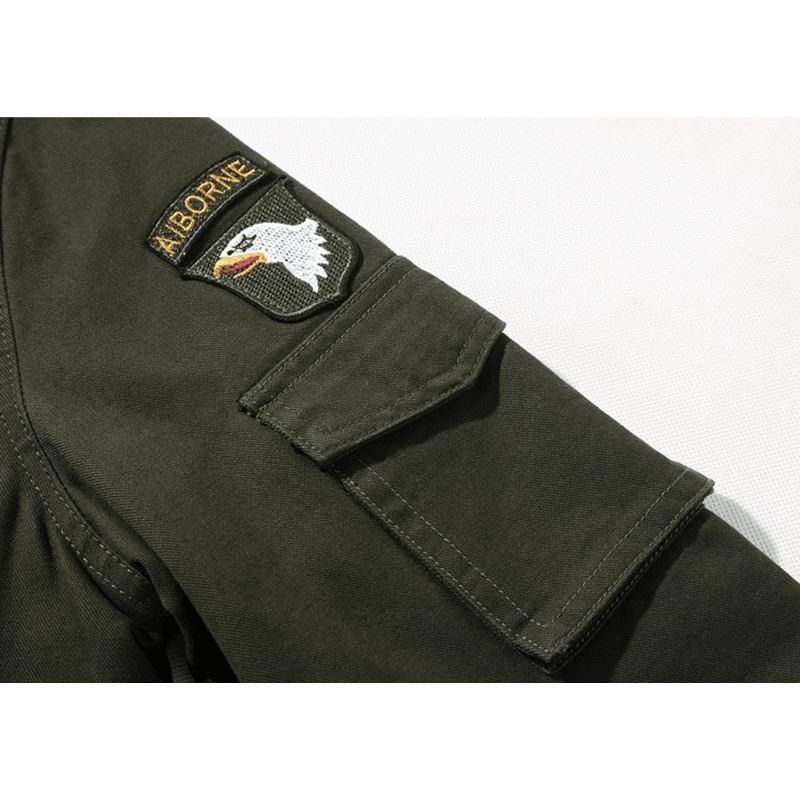Herrbroderi Utomhus Militär Epaul Stativ Färgjacka