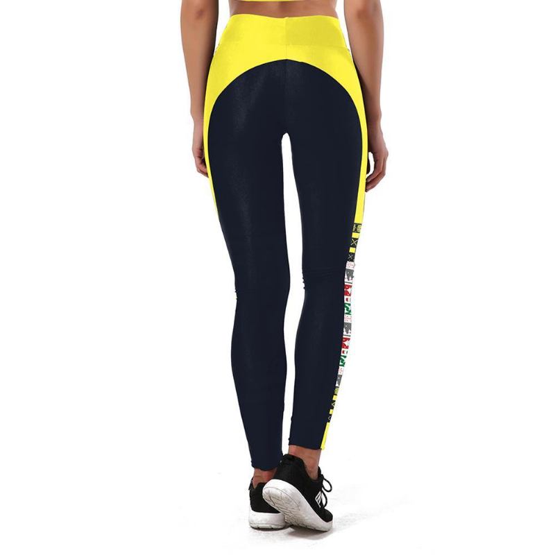 Nya Höst Leggings Kvinnor Sport Ugly Christmas Djur Sika Deer 3d-tryckt Legging Hög Midja Byxor Leggins