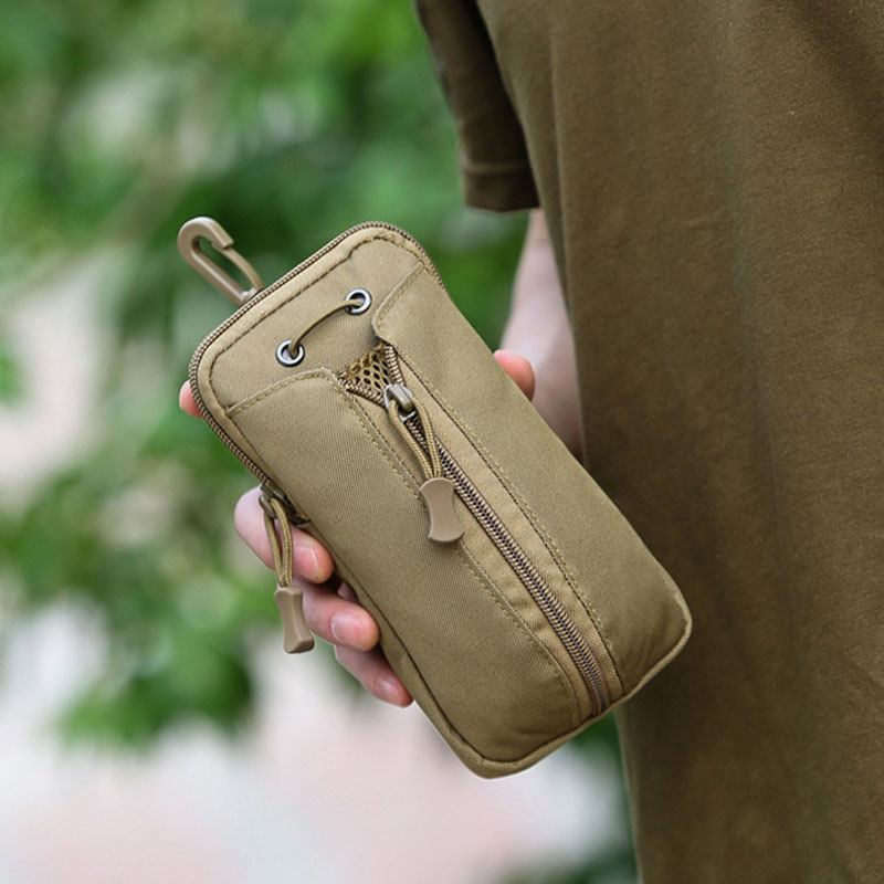 Herr Vattenflaskväska Outdoor Sports Bag Tactical Bag Midjeväska Fanny Pack