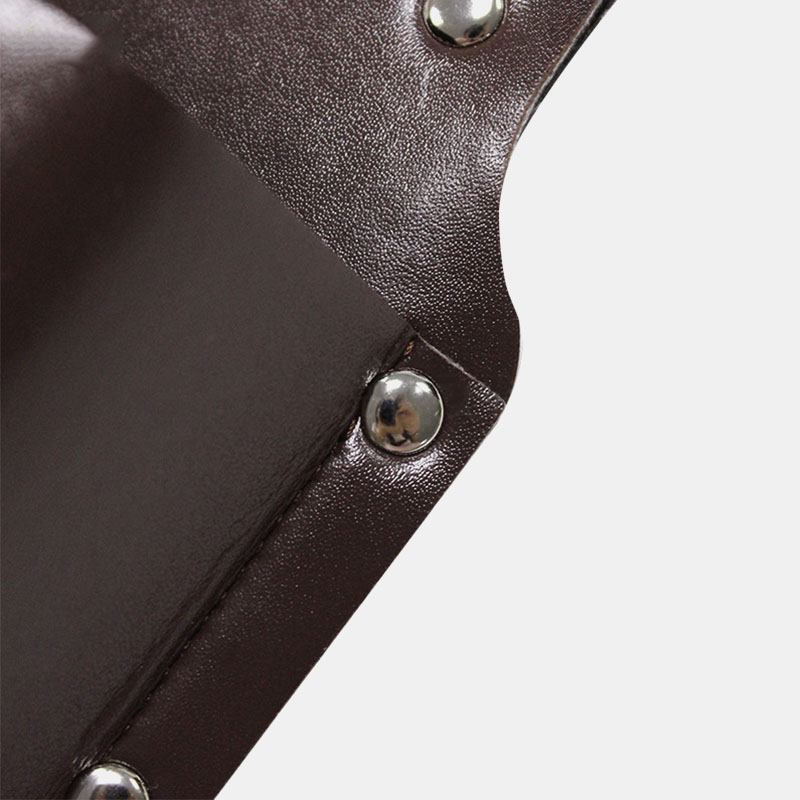 Herr Vintage Konstläder Flaskväska Bärväska Fanny Pack Med Vattenflaskhållare