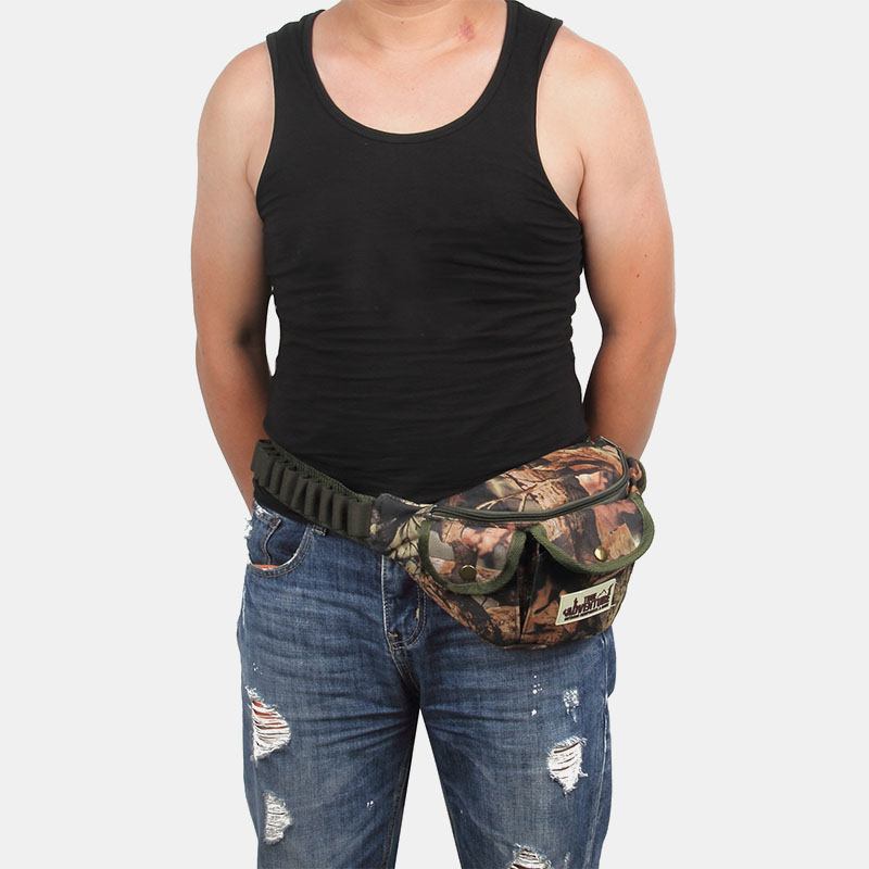 Män Oxford Camouflages Multifunction Outdoor Hunting Midjeväska Justerbar Tactical Bag