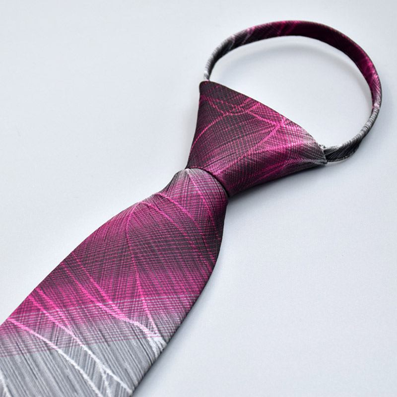 Gentleman Business Processional Laze Zipper Tie