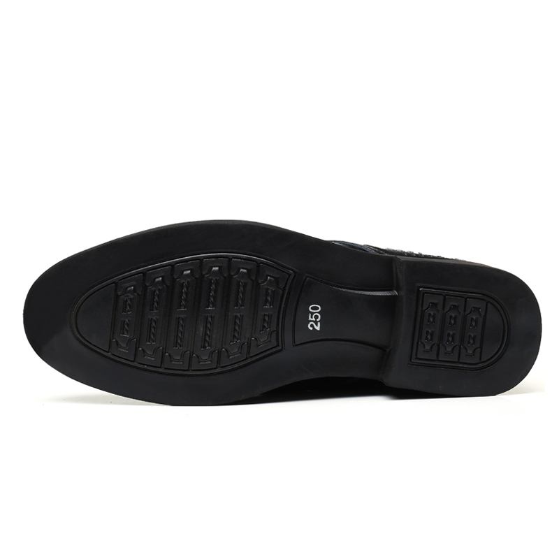 Män Microfiber Läder Andas Hollow Out Oxfords Casual Business Skor
