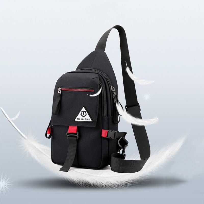 Flerfunktionsväska För Män Vattentät Casual Sling Crossbody-väska Axelväska Bröstväska