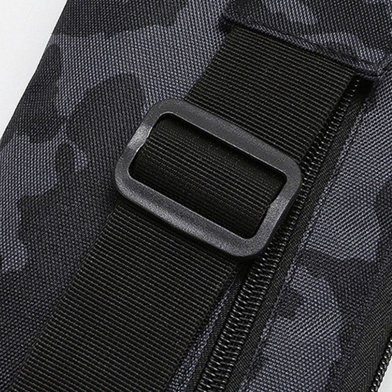 Män Nylon Kamouflage Multi-carry Multi-pocket Sport Utomhus Taktisk Axelväska Bröstväska
