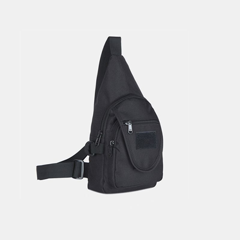 Män Oxford Vattentät Multi-pocket Tactical Sling Crossbody Bag Chest Bag Sling Bag