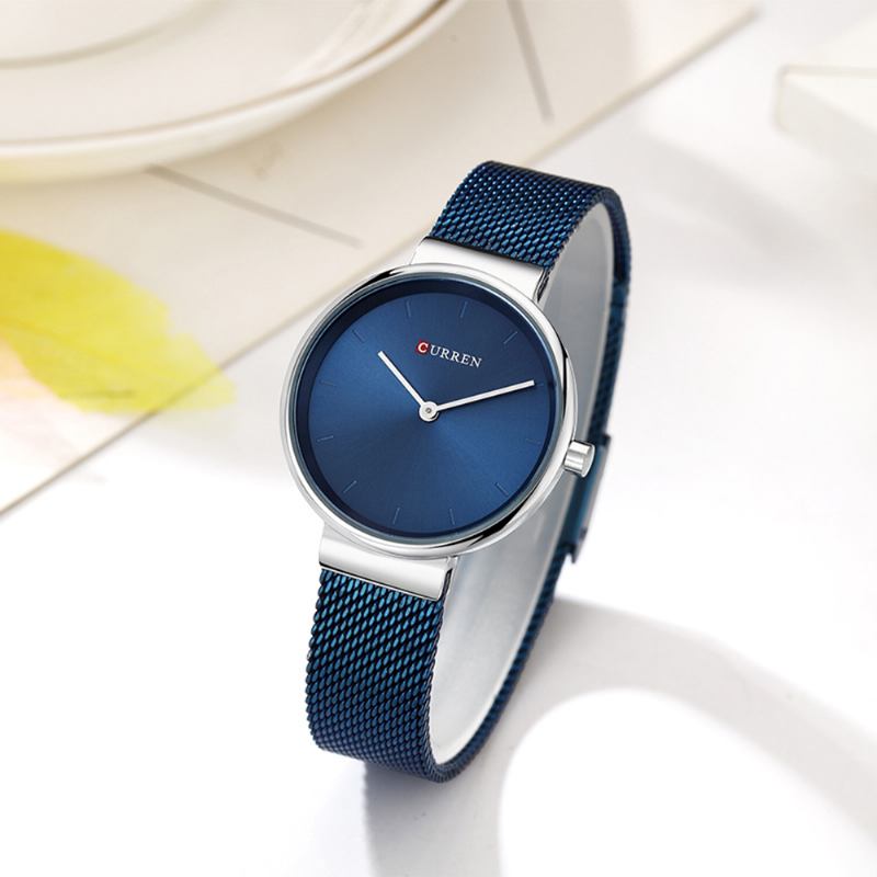 Dam Quartz Watch Casual Style Simple Dial Luxury Strap Lady Armbandsur
