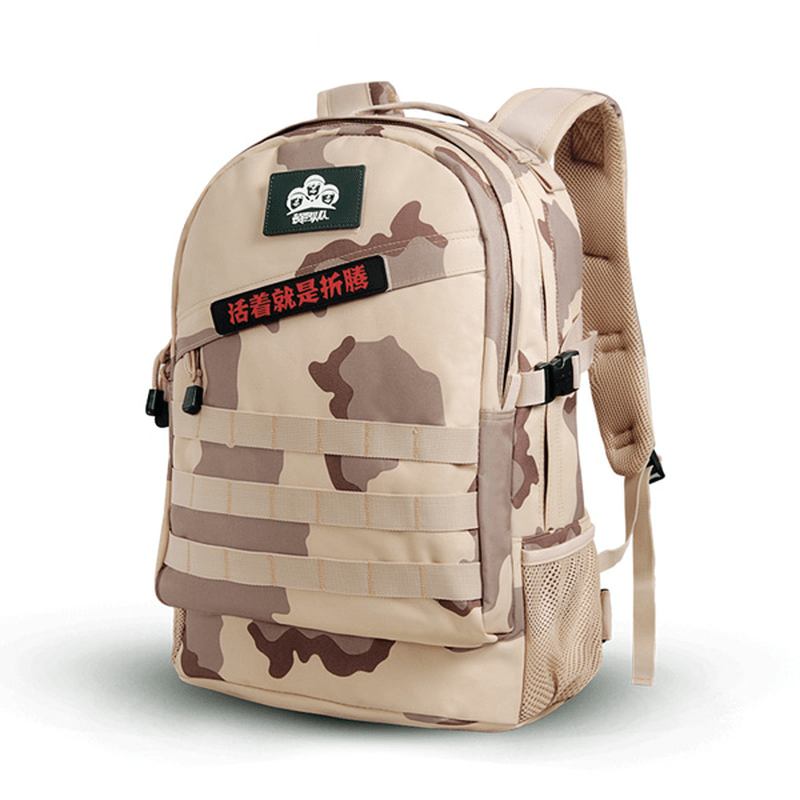 40l Campingväskor Män Utomhus Vattentät Molle Ryggsäck Military 3d Tactical Dam Assault Resväska