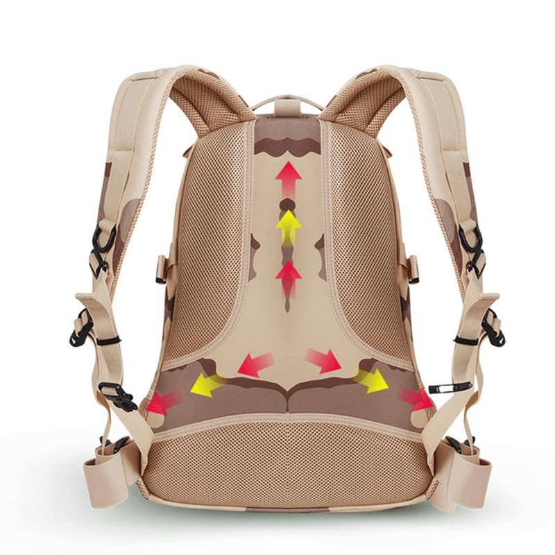 40l Campingväskor Män Utomhus Vattentät Molle Ryggsäck Military 3d Tactical Dam Assault Resväska