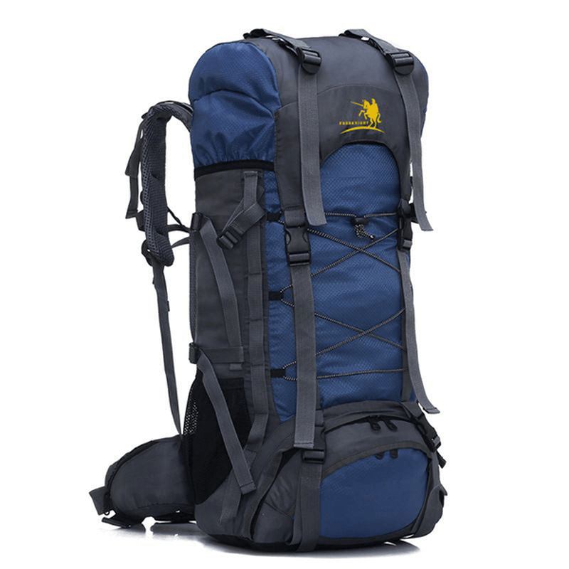 60l Outdoor Trekking Ryggsäck Vattentät Nylon Resväska Camping Bag