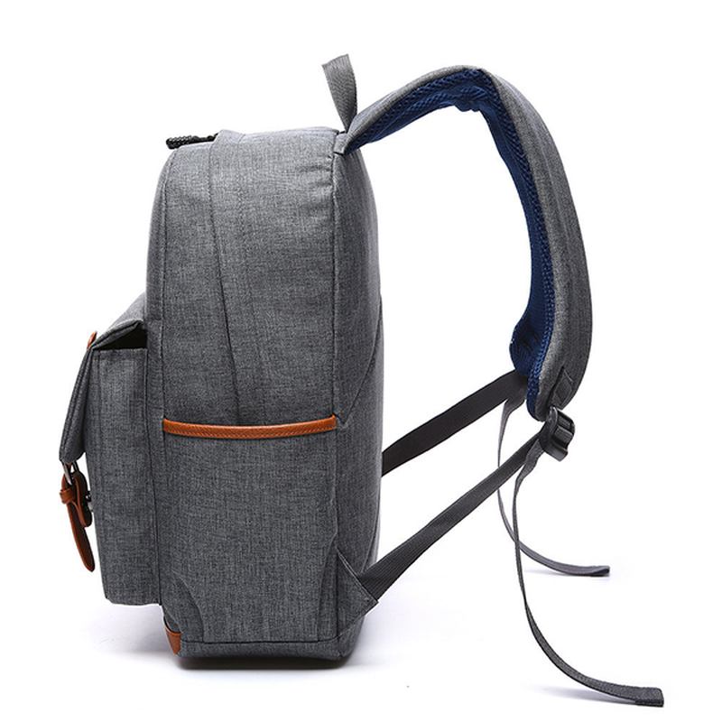 Herr Nylon Vintage Stor Kapacitet Satchel Axelväska