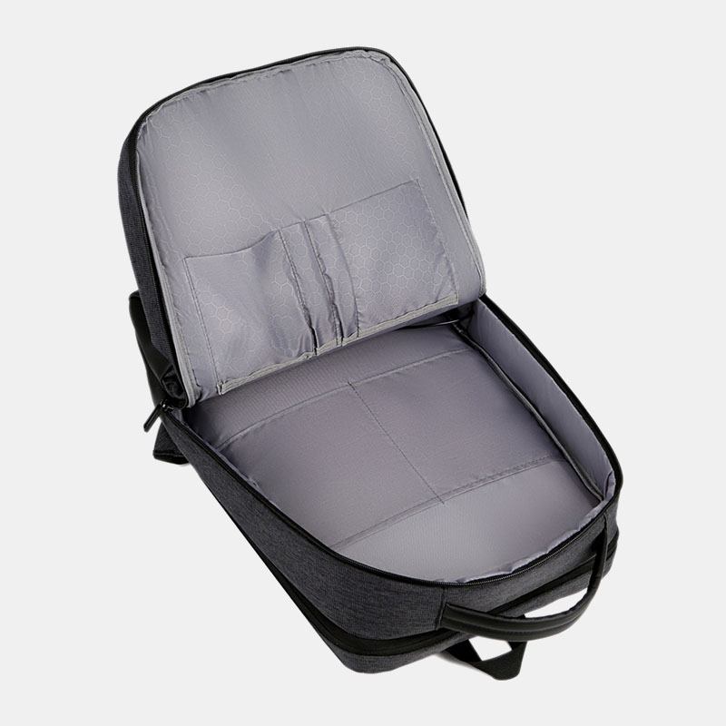 Herr Oxford 15.6 Tums Bärbar Dator Usb Laddning Stöldskydd Business Laptop Väska Ryggsäck