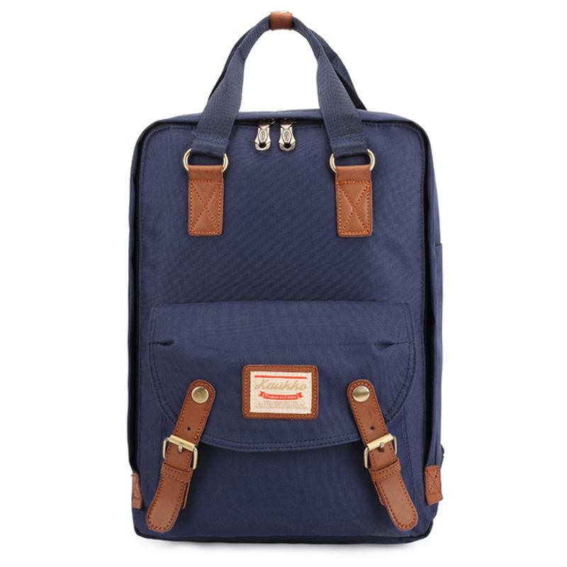 Kaukko Herr Nylon Casual Outdoor Dator Axelremsväska Handväska Ryggsäck