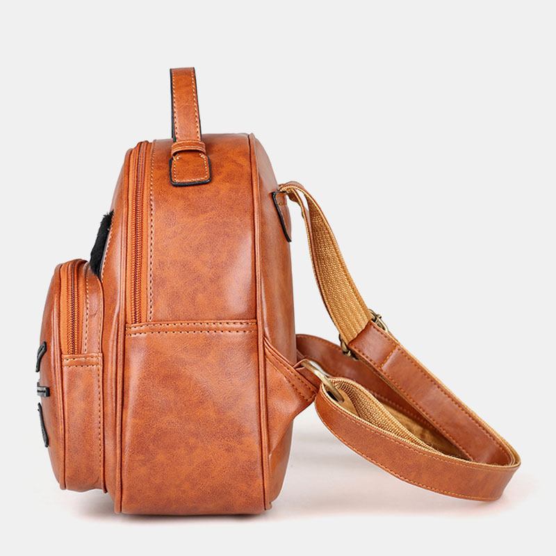 Kvinnor Crossbody Bag Katt Pattern Handväska Crossbody Bag Ryggsäck För Date Outdoor