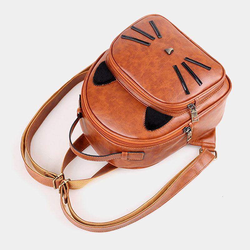 Kvinnor Crossbody Bag Katt Pattern Handväska Crossbody Bag Ryggsäck För Date Outdoor