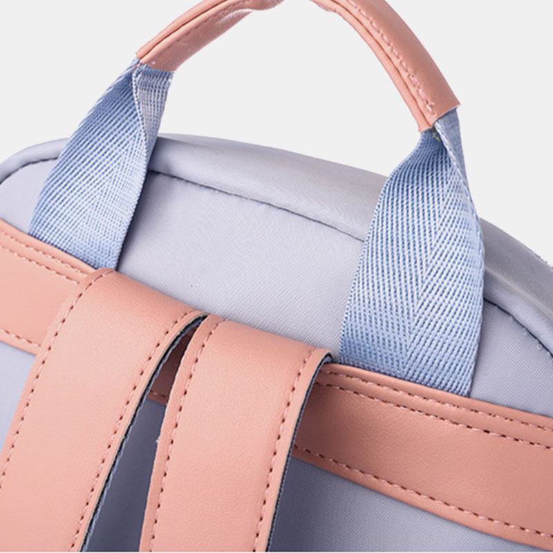 Kvinnor Multi-carry Utomhus Skolväska Casual Travel Liten Ryggsäck Handväska