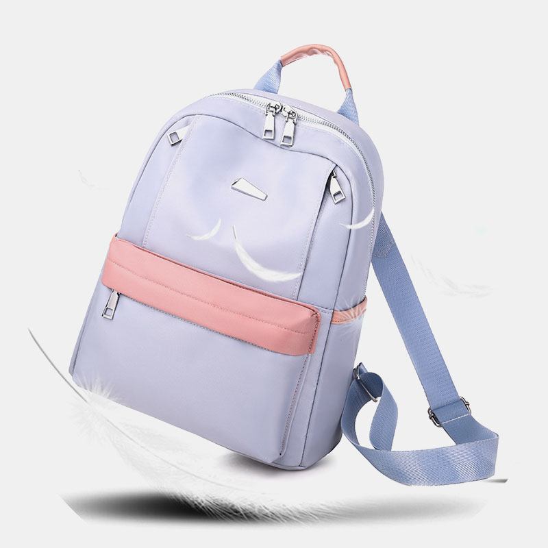 Kvinnor Multi-carry Utomhus Skolväska Casual Travel Liten Ryggsäck Handväska